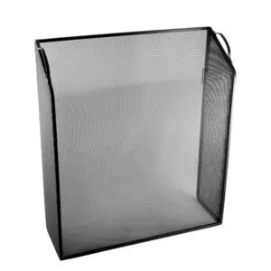 Classic Fire Screen Sloping Box (All Black)