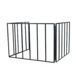 Classic Fire Screen Stove Guard (All Black)
