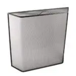 (DISCONTINUED) Classic Fire Screen Bent Box Height 22" (All Black)