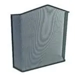 Classic Fire Screen Gothic Arch (All Black)