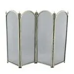 Fire Screen 4 Fold (Brass Plated)