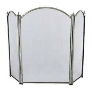Fire Screen 3 Fold Height 29" (Antique Plated)