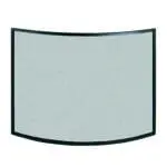 (DISCONTINUED) Fire Screen Narrow Curved (Black)