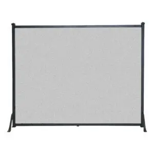 (DISCONTINUED) Fire Screen Plain Flat Height 24" (Black)