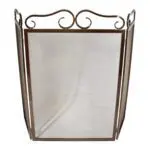 (DISCONTINUED) Fire Screen 3 Fold Dec Height 28" (Bronze)