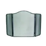 Fire Screen 3 Fold Wave (Black)
