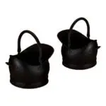 Fireside 'Kenley' Coal Buckets - Set of 2 (Black)