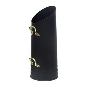 Fireside 'Norfolk' Hod Coal Bucket (Black/Brass)