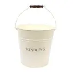 Fireside Large Kindling Bucket (Ivory)