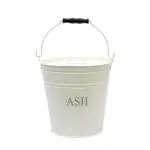 Fireside Large Ash Bucket & Lid (Ivory)