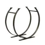 Fireside 'Forged' Log Rack (Black)