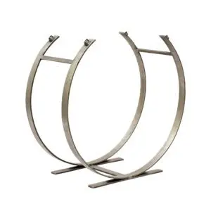 Fireside 'Forged' Log Rack (Antique Pewter)