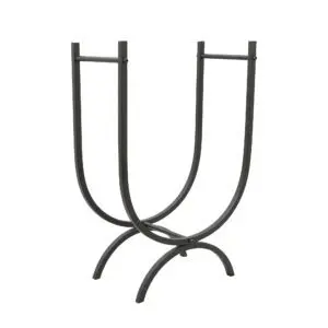 Fireside 'Lipley' Log Rack (Black)