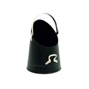 Fireside 'Hereford' Coal Bucket (Black & Nickel)