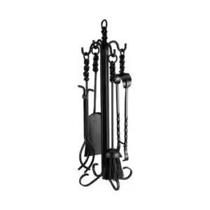 Fireside Rope Twist Tool Set (Black)