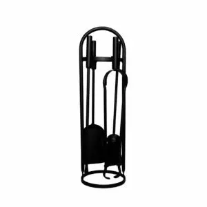 Fireside Modern Round Tool Set (Black)