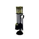 (DISCONTINUED) Fireside Traditional Tool Set 16" (Black & Brass)