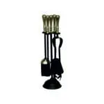 Fireside Traditional Tool Set 16" (Black & Pewter)