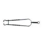 Rope Twist Coal Tongs (Black)
