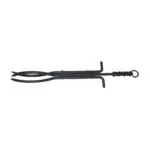 Rope Twist Log Tongs (Black)
