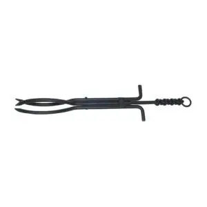 Rope Twist Log Tongs (Black)