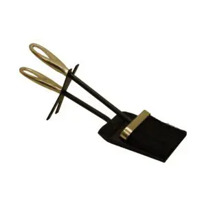 Fireside Loop Top Hearth Tidy (Black & Pewter)