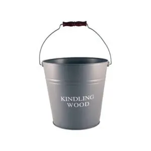 Fireside Large Kindling Bucket (Grey)