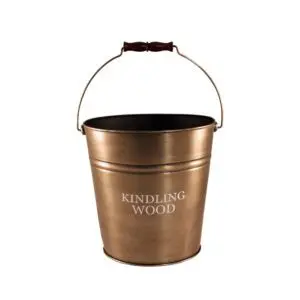 Fireside Large Kindling Bucket (Antique Pewter)