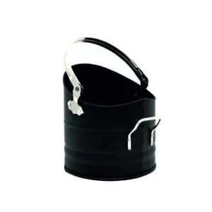 Fireside 'Wessex' Coal Bucket (Black & Nickel)