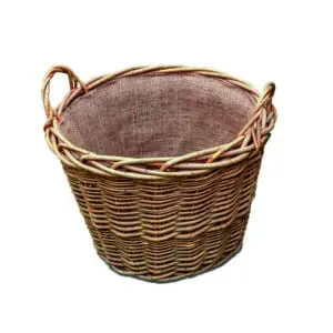 Fireside Wild Willow Small Log Basket With Lining