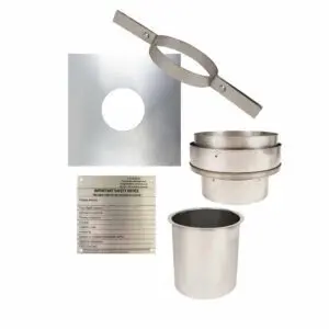 Installation Kit 4 for Flexible Flue Liner - 200mm (8 inch)