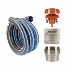 Installation Kit 11 and  Flexible Flue Liner - 125mm (5 inch) 316 Grade