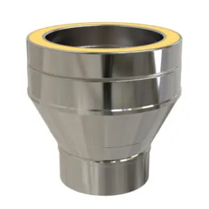 Increasing Adapter From Single Wall 7"-8" (Stainless) KW Pro