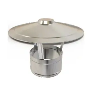 Rain Cap 200mm (Stainless) KW Pro