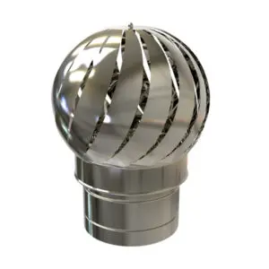 Rotating Cowl 175mm (Stainless) KW Pro