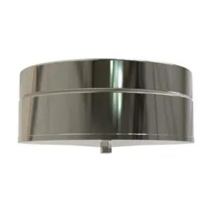 Tee Cap With Drain 80mm (Stainless) KW Pro