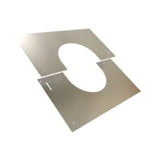 0°-30° Finishing Plate for 175mm (Stainless) KW Pro Twin Wall