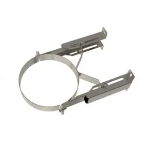 Premium Adjustable Wall Bracket 100-210mm for 125mm (Stainless) KW Pro Twin Wall