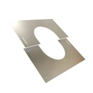 30°-45° Finishing Plate for 80mm (Stainless) KW Pro Twin Wall
