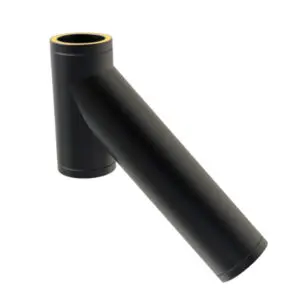 KW Pro 135° Long Tee - 5" (125mm) - Black