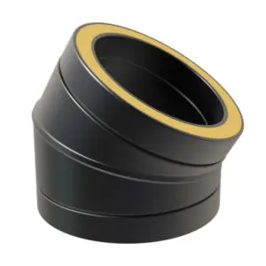 30° Elbow 150mm (Black) KW Pro