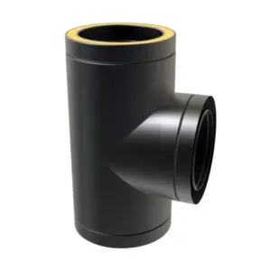 90° Tee 80mm (Black) KW Pro