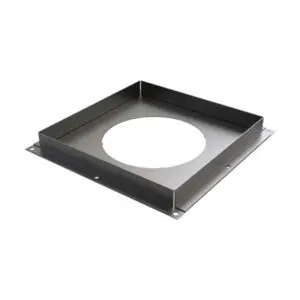 Fire Stop Plate for 100mm (Black) KW Pro Twin Wall