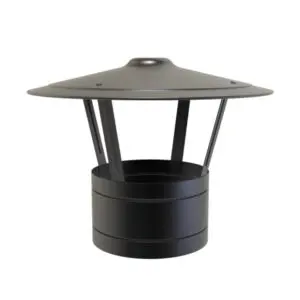 Rain Cap 125mm (Black) KW Pro