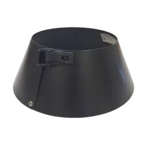 Storm Collar for 125mm (Black) KW Pro Twin Wall