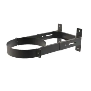 Adjustable Wall Support 130-210mm for 125mm (Black) KW Pro Twin Wall