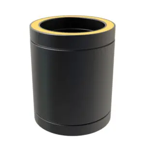250mm Straight Length 125mm (Black) KW Pro