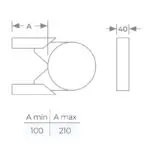 PREM-LONG-WALL-BRACKET-100mm-210mm