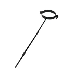 Adjustable Wall Bracket - Matt Black 125mm (5 Inch)