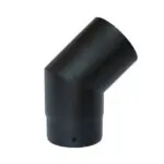 45° Elbow - Matt Black 150mm (6 Inch)